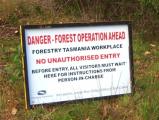 Forestry
   sign